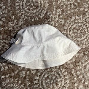Janie and Jack Kids White Bucket Hat NEW